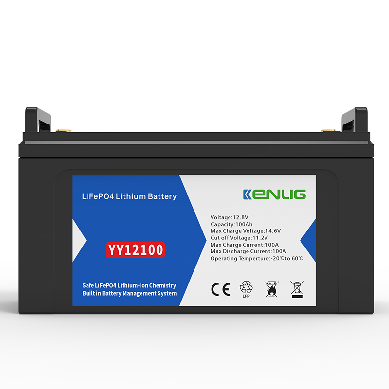 Kenlig Picella in plastica portatile 12,8 V 100/120/150/200Ah utilizzatonel sistema di accumulo di energia solare commerciale domestica Batteria di litio